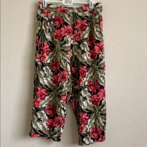 🔹4/$25 Tropical Print Pants - Picture 1 of 8